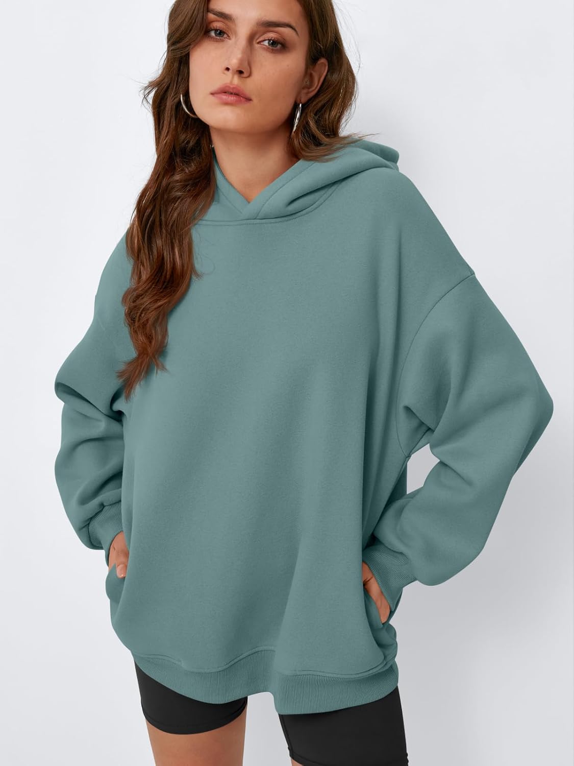 Womens Oversized Hoodies Sweatshirts Fleece Hooded