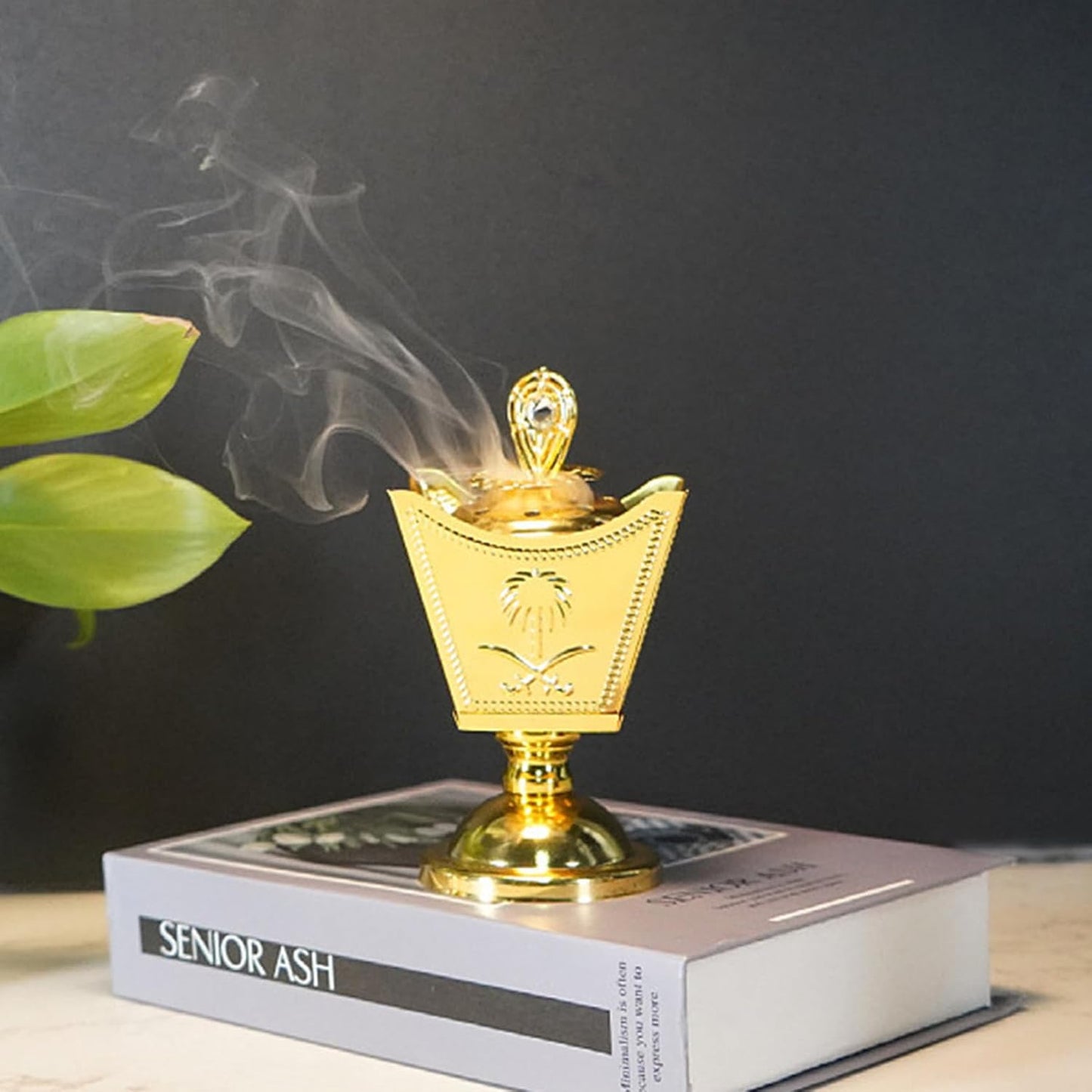 مبخرة بخور تقليدية مع ملقط