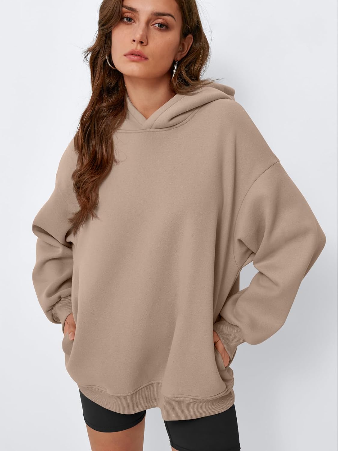 Womens Oversized Hoodies Sweatshirts Fleece Hooded