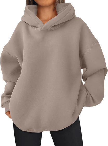Womens Oversized Hoodies Sweatshirts Fleece Hooded