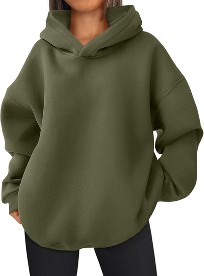 Womens Oversized Hoodies Sweatshirts Fleece Hooded