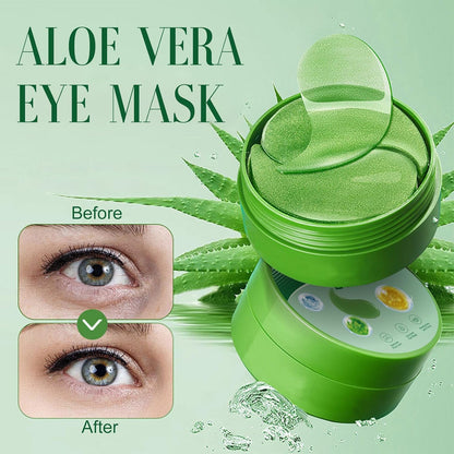 30 Pairs Eye Mask with Collagen - Suitable for eyes, Reduces Fine Lines Improves Eye Bags Moisturizes and Firmsdark circles, Green (60PCS)