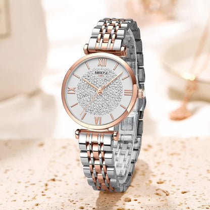 Rose Gold Diamond Women's Watch