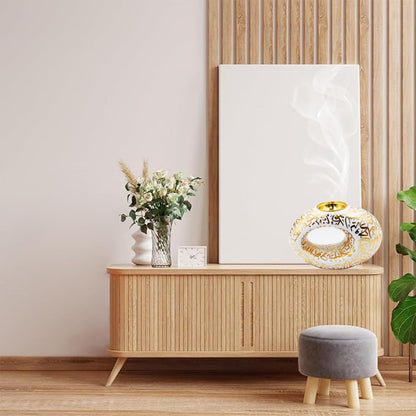 Arabic Calligraphy Mabkhara - White & Gold