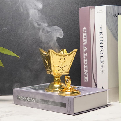 مبخرة بخور تقليدية مع ملقط