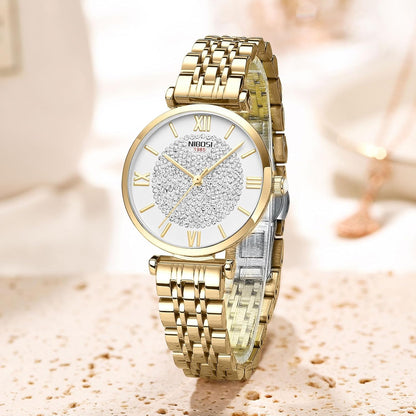 Rose Gold Diamond Women's Watch
