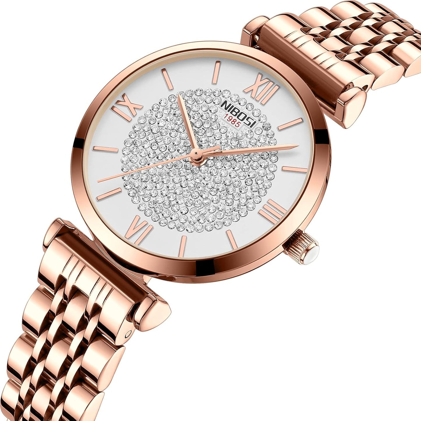 Rose Gold Diamond Women's Watch