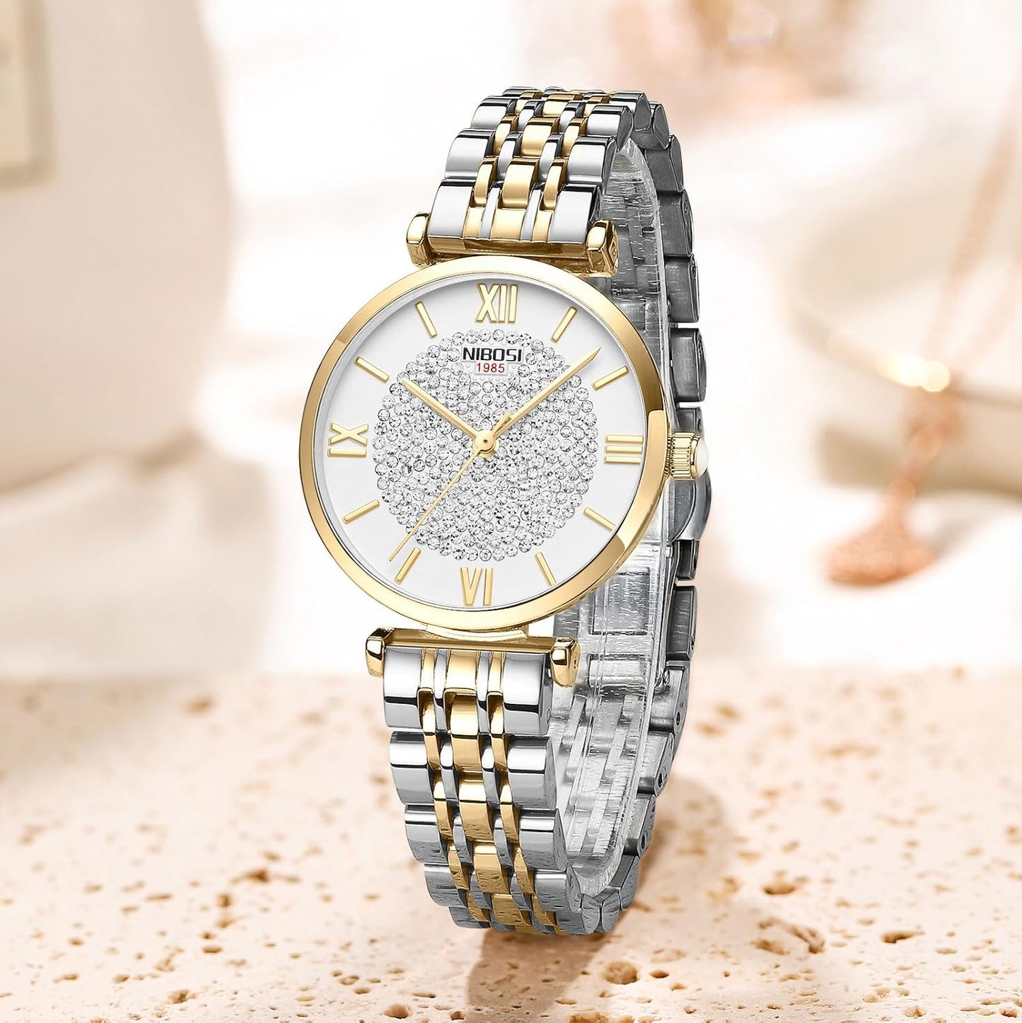 Rose Gold Diamond Women's Watch