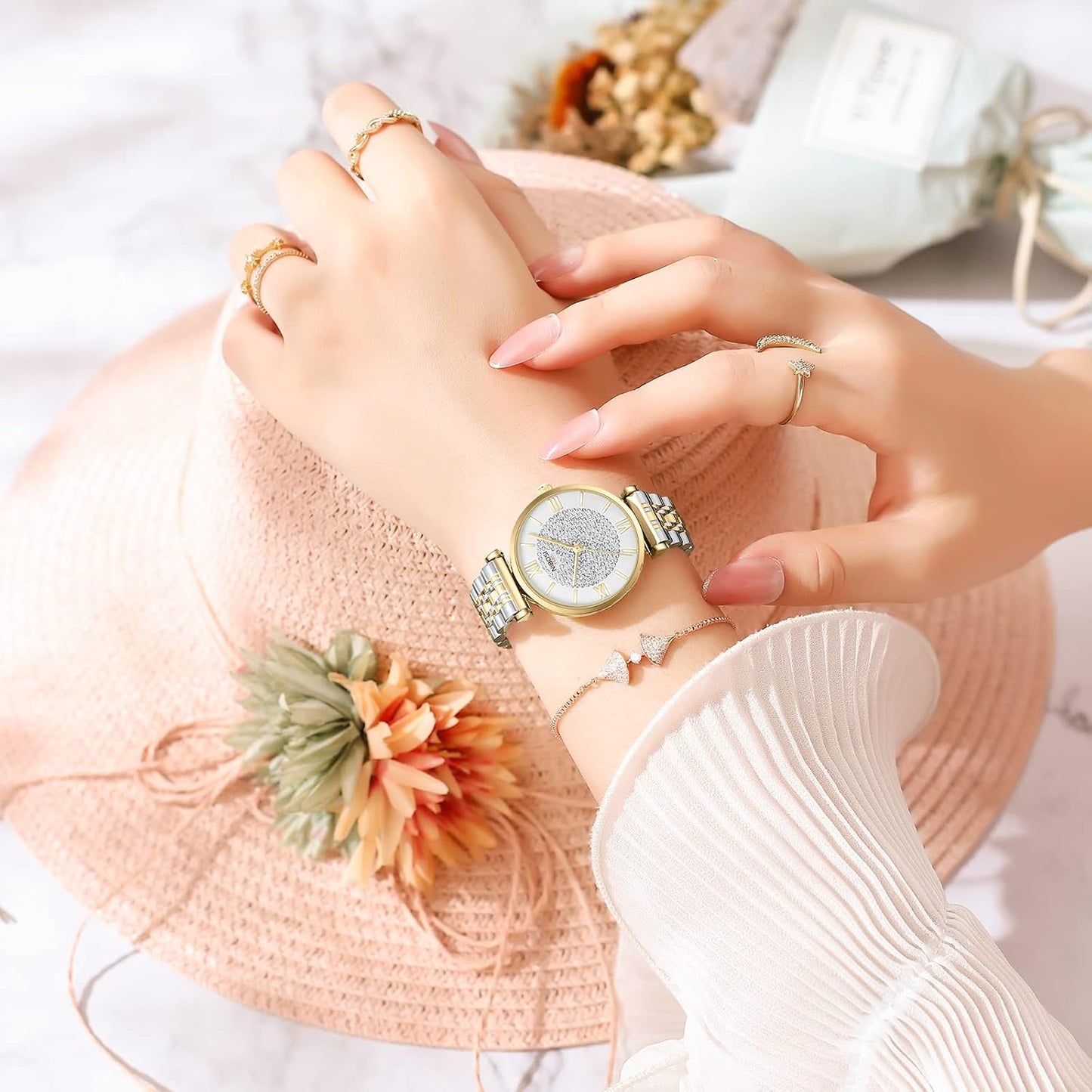 Rose Gold Diamond Women's Watch