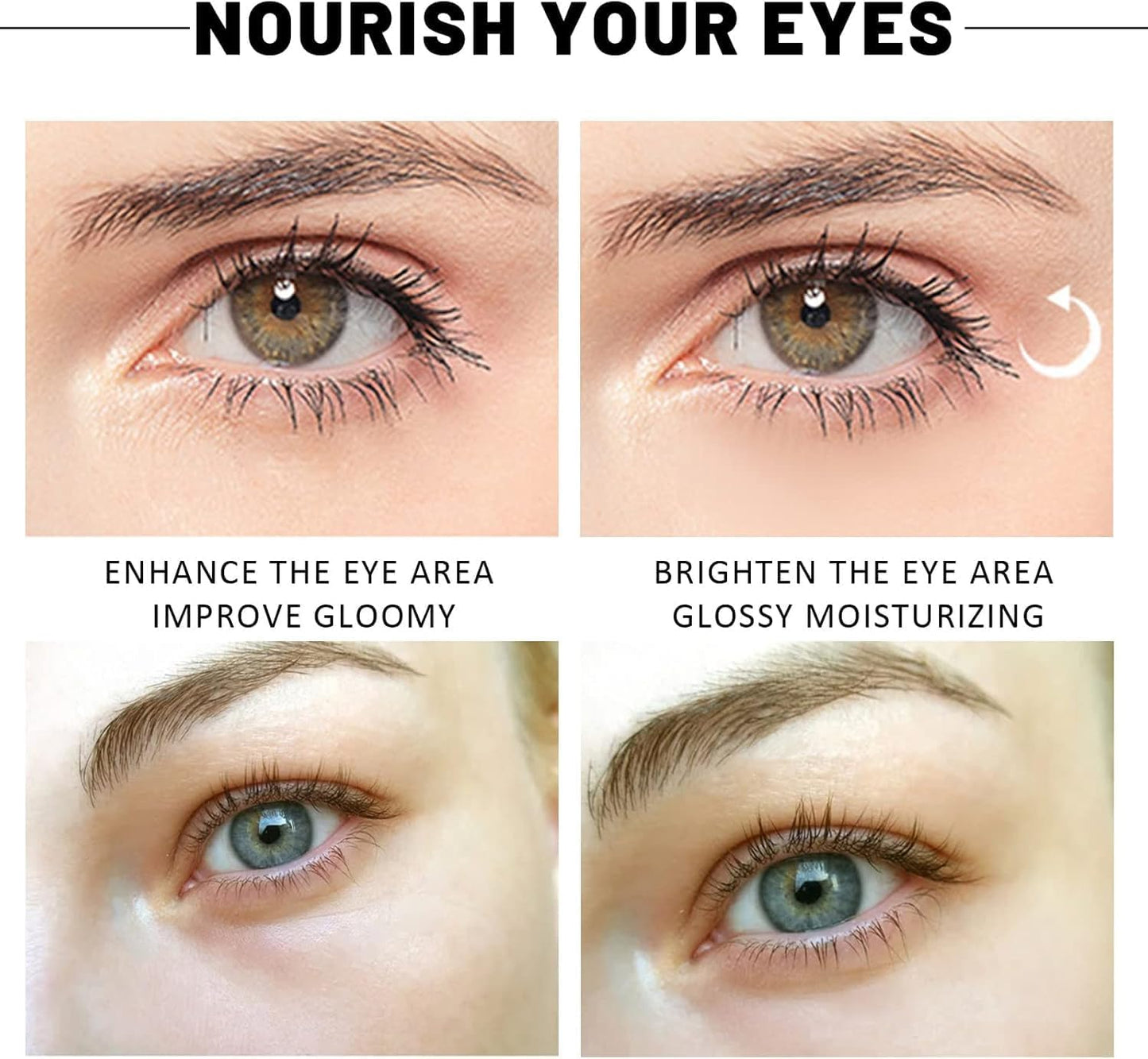 Luxurious 24k Gold Eye Treatment Mask - Collagen & Hyaluronic Acid Enriched, Reduces Dark Circles, Puffiness, and Wrinkles, Provides Long-Lasting Moisturizing Effect, Enhances Eye Area Glow