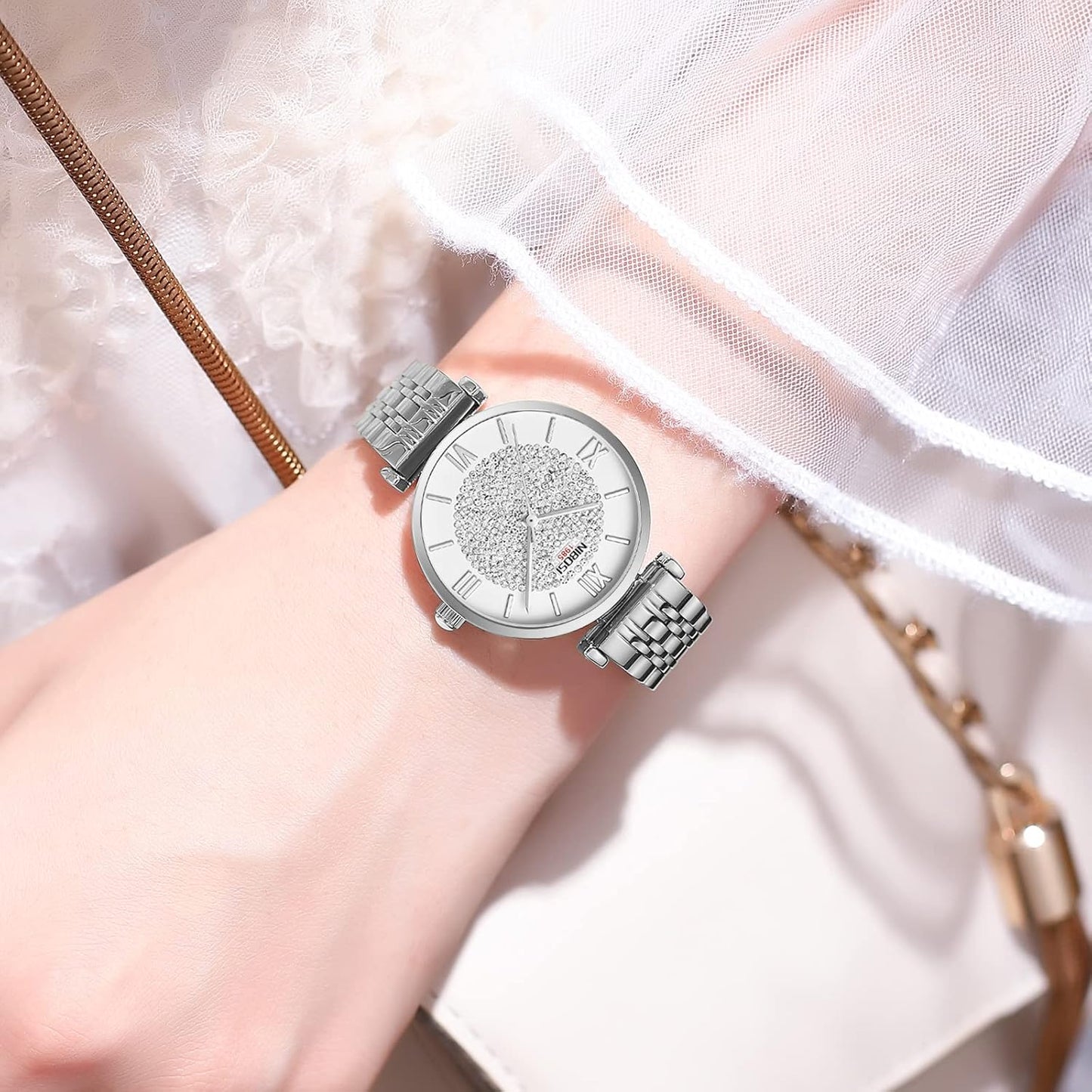 Rose Gold Diamond Women's Watch