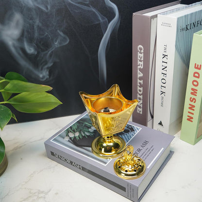 مبخرة بخور تقليدية مع ملقط