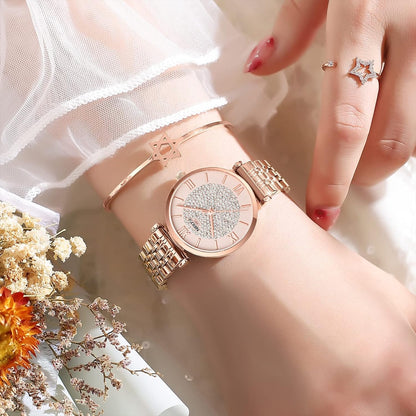 Rose Gold Diamond Women's Watch