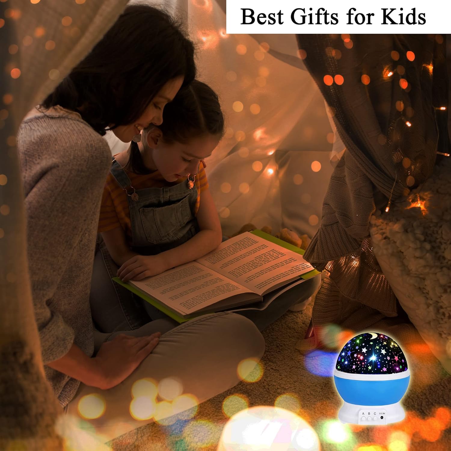 HONGID Night Lights for Kids,Star Light Projector Kids Room,Glow in The Dark Stars,Christmas Xmax Birthday Gifts Kids,Light Lamp Sensory Aesthetic Room Decor