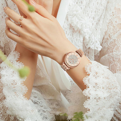 Rose Gold Diamond Women's Watch