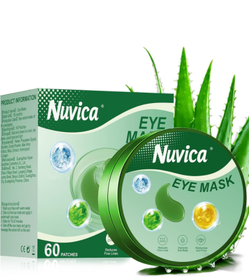 30 Pairs Eye Mask with Collagen - Suitable for eyes, Reduces Fine Lines Improves Eye Bags Moisturizes and Firmsdark circles, Green (60PCS)